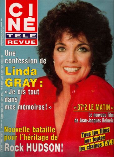 Cine Tele Revue N° 14 Du 03/04/1986 - Linda Gray - L'heritage De Rock Hudson - 37-Í2 Le Matin  -   J.J. Beineix - Kate Jackson Et Bruce Boxleitner.
