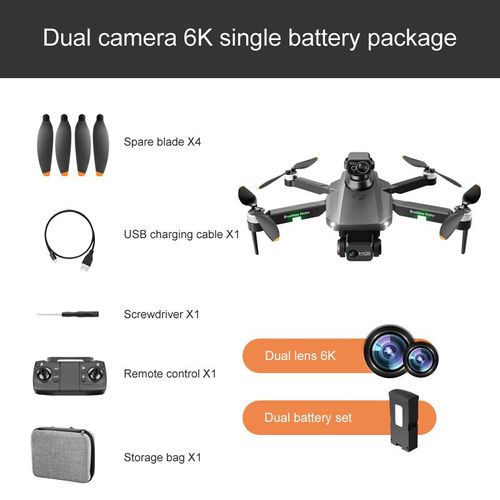 Drone Gps Professionnel Rg101 Max Pour Adultes,Caméra Hd 6k Pour Touristes,Moteur Sans Balais,Évitement D'obstacles Fpv,Retour Intelligent,Quadrirotor Rc - Type Rg101-Avoid-Generique