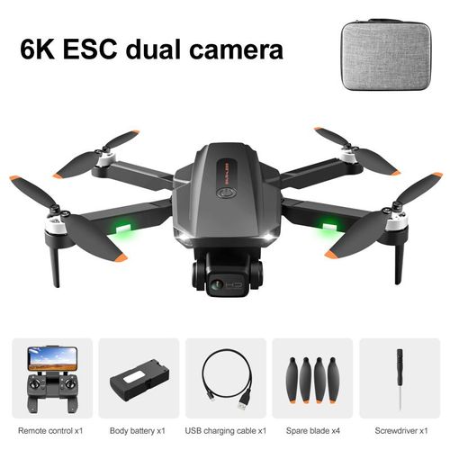 Drone Gps Professionnel Rg101 Max Pour Adultes,Caméra Hd 6k Pour Touristes,Moteur Sans Balais,Évitement D'obstacles Fpv,Retour Intelligent,Quadrirotor Rc - Type [Rg101]-6k-Gps-Generique