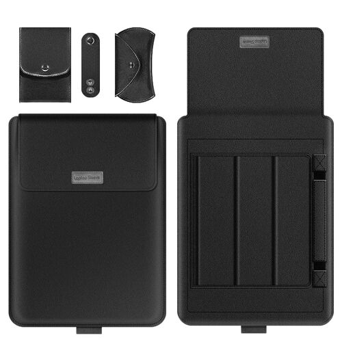 Sacoche à manches pour ordinateur portable, étui pour Macbook Air Pro 2020 et Huawei ASUS Dell - For pour 13 pouces - Le noir