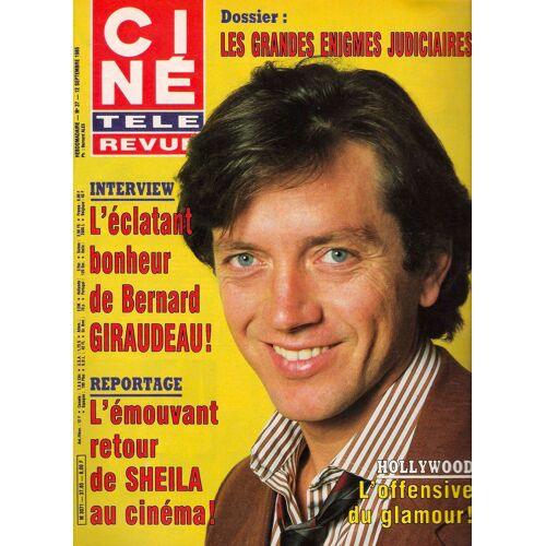 Cine Revue N°37  / 12 Septembre 1985