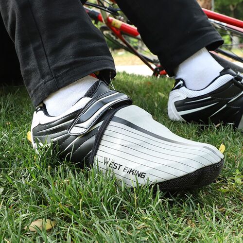 Couvre-Chaussures De Cyclisme Thermique, Demi-Paume, Coupe-Vent, Chauffant, Résistant À L'Eau, Pour Sport, Vtt, Randonnée, Vélo