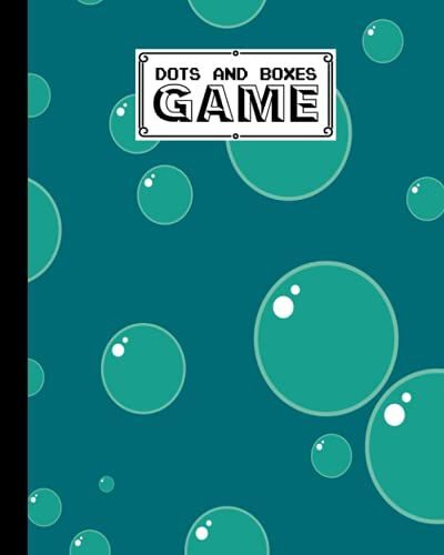 Dots And Boxes Game: Dots & Boxes Activity Book Colorful Bubble Cover - 120 Pages!, Dots And Boxes Game Notebook - Short Or Long Games (8.5 X 11 Inches) By Nils Knoll