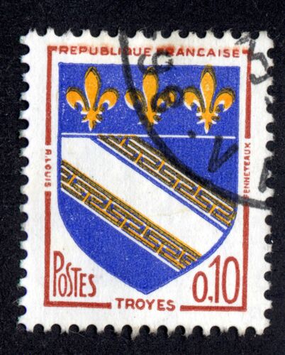 Timbre Troyes,République Française,Postes,0,10