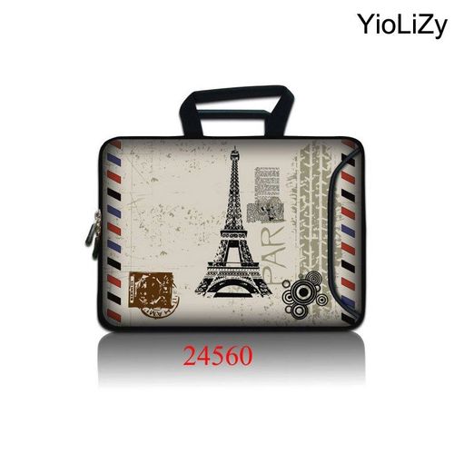 pochette imprimée pour ordinateur portable et tablette, étui de protection pour macbook air - For 12 pouces - Ivoire