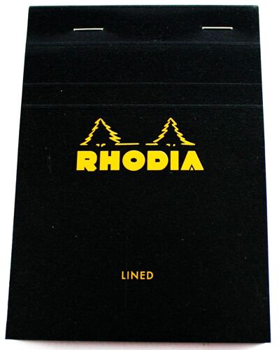 Clairefontaine Bloc Black N°13 10,5x14,8cm 80f Agrafées 80g Ligné