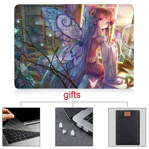 jolie coque pour Macbook Air Pro Retina de,avec barre tactile, dessin animé, housse pour ordinateur portable, - For Pro 13 A1278 CD-ROM