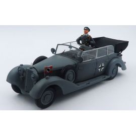 Mercedes 770 K Wehrmacht Avec Officier Et Chauffeur 1941 1/43 Rio-Rio