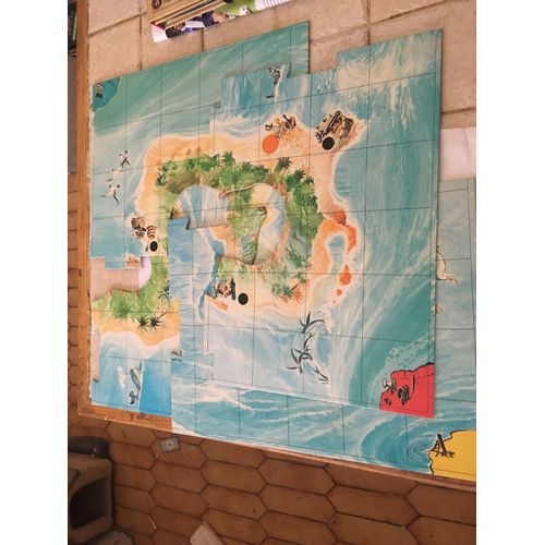 Plateau De Jeu En 4 Parties Pour Le Jeu Canon Noir Miro 1979