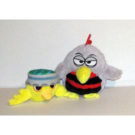 Angry Birds Sonore Et Angry Birds Rio 2 Peluches Century Fox 18cm Et 10cm