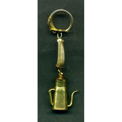 Porte Clés : Éléphant Noir / Cafetière  - Métal -