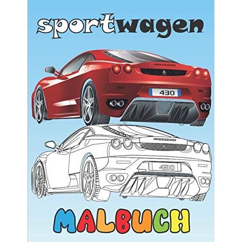 Sportwagen Malbuch