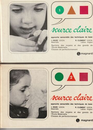 Source Claire. Tome 1 Et Tome 2 . De 1968.Fascicules Cartonnés