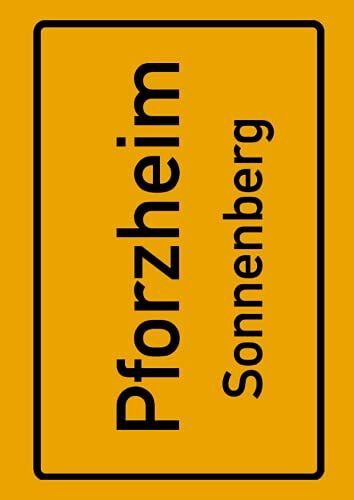 Pforzheim Sonnenberg: Deine Stadt, Deine Region, Deine Heimat! | Notizbuch Din A4 Kariert 120 Seiten Geschenk