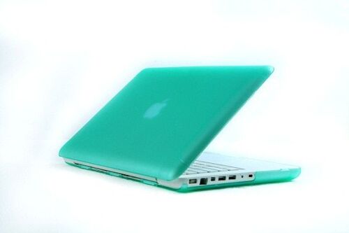 Housse de protection blanche givrée et Matte pour Apple Macbook, pour ordinateur portable MC516 MC207 A1342, housse de clavier gratuite - Vert