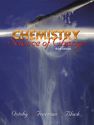 Chemistry: Science Of Change (Saunders Golden Sunburst Series)
