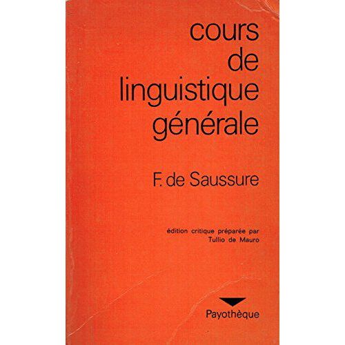Cours De Linguistique Generale