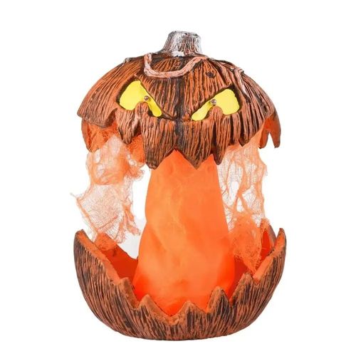 Lanterne Citrouille LED Diable Halloween – Lampe Effrayante Décoration de Fête
