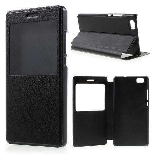 Etui Folio View ultra fin noir pour Huawei Ascend P8-Lite