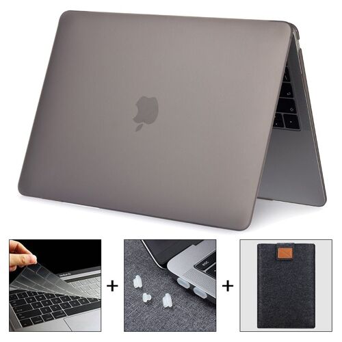 étui mat pour Macbook Pro Air de, 16 pouces, noir, rose, housse pour ordinateur portable 2020 - For Pro 13 A1278 CD-ROM - Gris mat