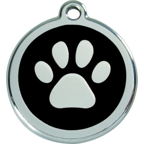 Medaille Chien Red Dingo Patte Noire 38mm