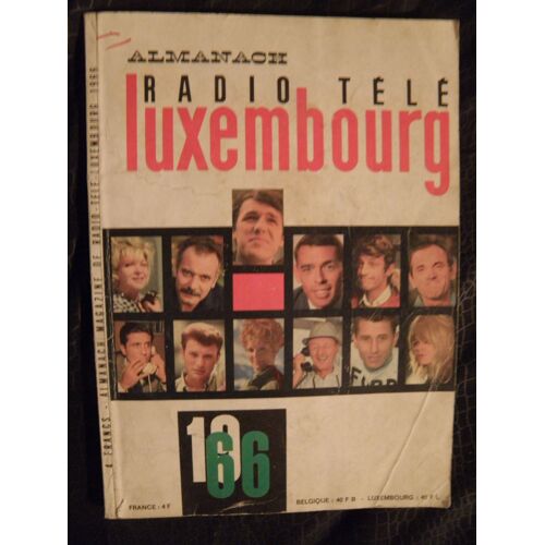 Almanach Radio Tele Luxembourg 1966 1966 