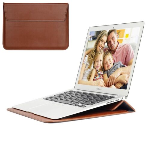 Étui en cuir pour ordinateur portable, housse en tissu pour MacBook m1 Air Pro 2012   2020,huawei, accessoires - For Huawei 16 pouces - brun