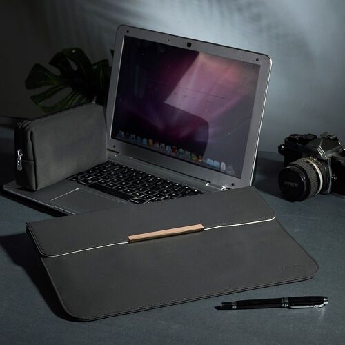 Étui étanche à manches pour MacBook et XiaoMi, sacoche pour ordinateur portable - For Laptop de surface3 13.5 - Le noir