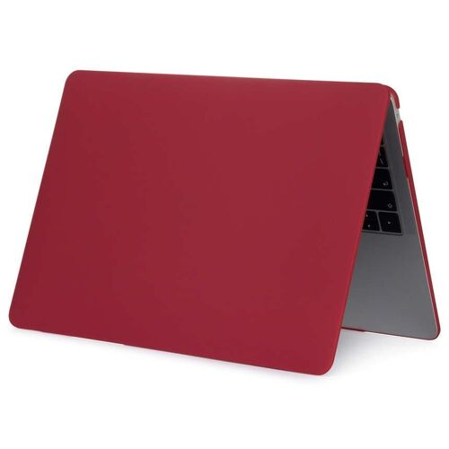 Coque solide pour MacBook , étui en PVC mat et dur pour ordinateur portable - For A1466 AIR13 NOT2018 - Vin rouge