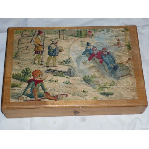 Boite Jeu De Cubes En Bois