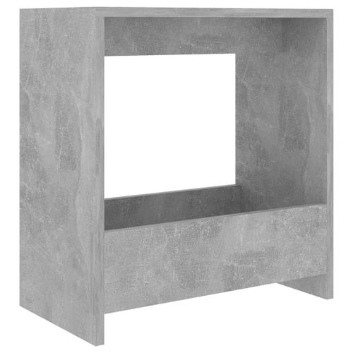 Vidaxl Table D'appoint Gris Béton 50x26x50 Cm Aggloméré