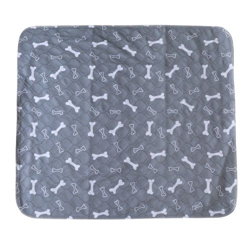 Polymères De Lit Réutilisables Pour Animaux De Compagnie,Coussretours D'urine Pour Chien,Coussretours À Absorption Rapide Pour Chiot,Coussinets D'urine Pour Petits,Moyens Et Gra - Type Gris-80x90cm