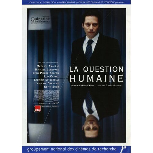La Question Humaine, Synopsis Dépliant, Nicolas Klotz, Mathieu Amalric, Michael Lonsdale, Lou Castel