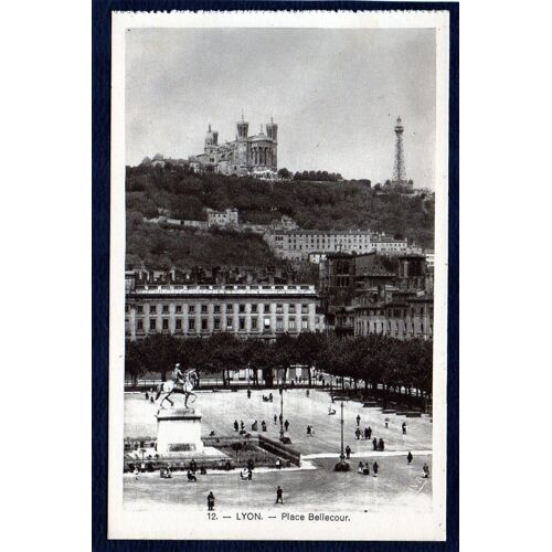 Carte Postale Ancienne, France, Rhône ( 69 ), Lyon, Place Bellecour