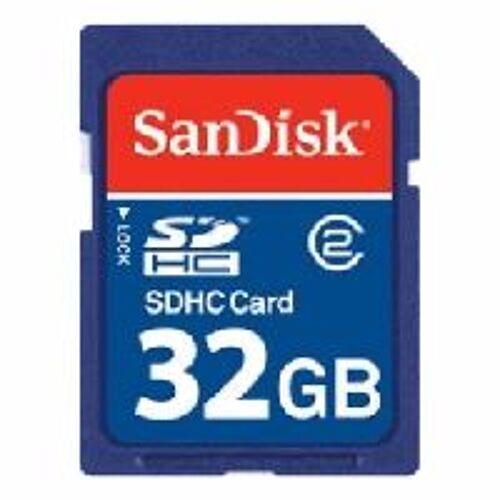 SanDisk Standard - Carte de Mémoire flash - 32 GB - Class 2 - SDHC SDSDB-032G-B35