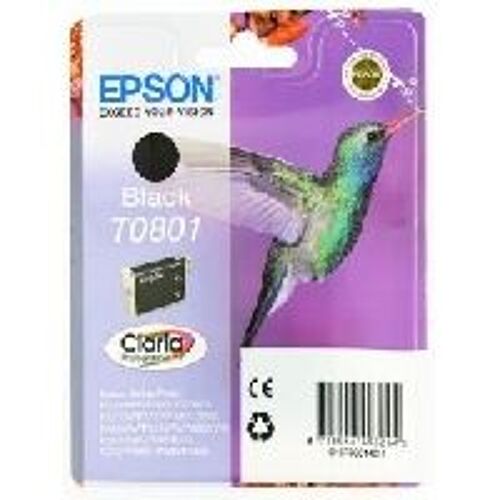 Epson T0801 - cartouches d'encre - 1 x noir