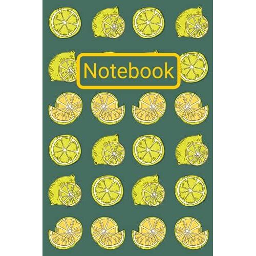 Notebook: Lemon Lined Journal For School/Work/College