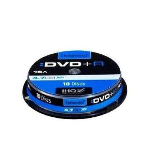 CONSUMIBLE INTENSO DVD+R 4.7 10PCS 16X Boîte SLIM