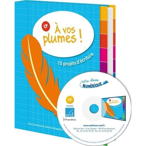A Vos Plumes ! Cp - 10 Projets D'écriture (1 Cd-Rom)