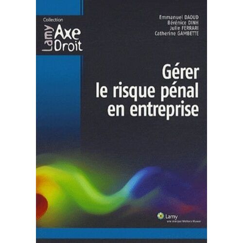 Gérer Le Risque Pénal En Entreprise