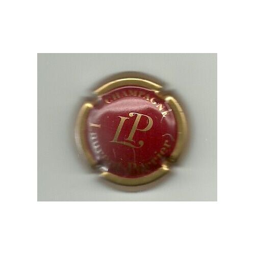 Capsule De Champagne Laurent Perrier, Contour Or, Fond Bordeaux