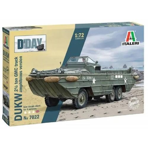 Maquette - Italeri - Amphibie Dukw 2 1/2 Ton Gmc Truck - D-Day 80° Anniversary - 1:72-Italeri