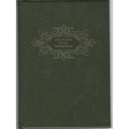 Une Journée D'ivan Denissovitch. Récit. Guilde Du Livre', 770.