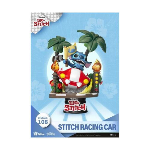 Disney - Diorama Stitch Racing Car