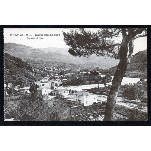 Carte Postale Ancienne, France, Alpes Maritimes ( 06 ), Drap, Vue Générale