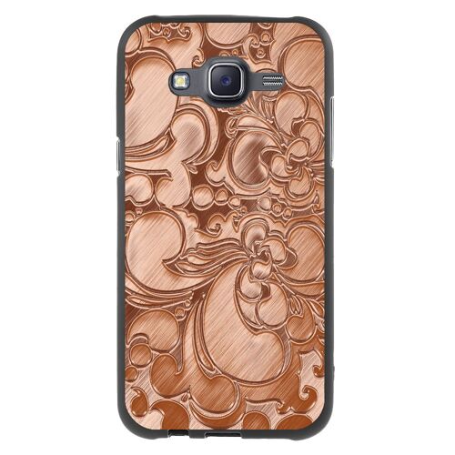 Coque Souple En Gel Pour Samsung Galaxy J5 Avec Impression Motifs Arabesque Bron