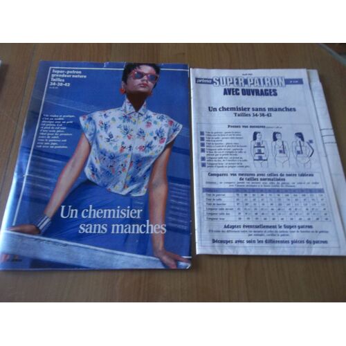 Patron Prima 4.85  Un Chemisier Sans Manches