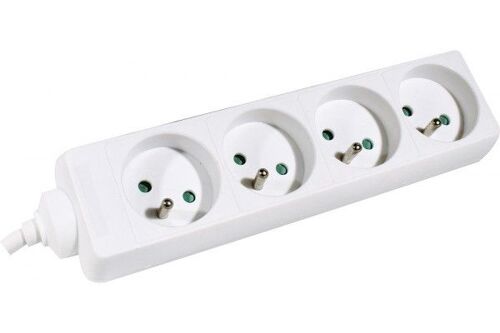 Multiprise électrique - 4 prises  0.80m