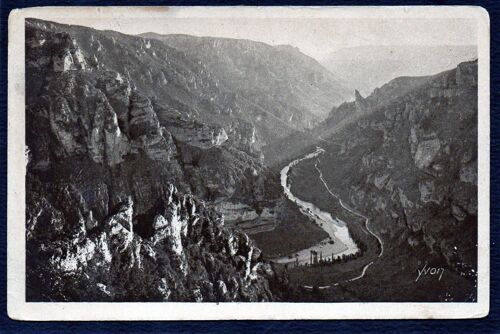 Carte Postale Ancienne, France, Lozère ( 48 ), Gorges Du Tarn, Le Point Sublime