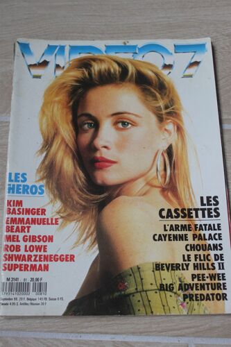 Magazine Video 7 #81 Septembre 1988 Emmanuelle Beart Bassinger Gibson Chan Berry